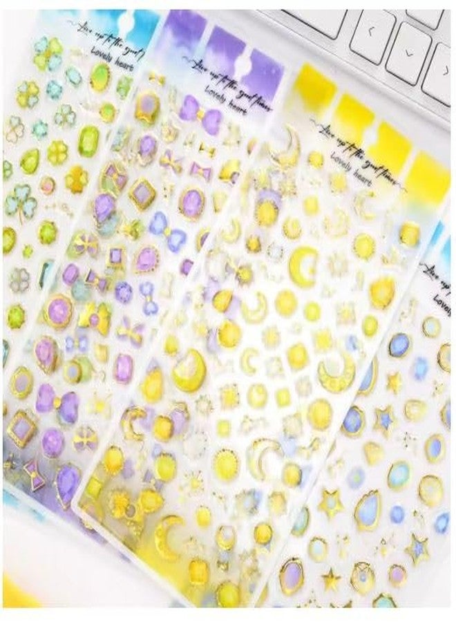 SAMVARDHAN Pack of 8 PVC 3D Puffy Dress Up 8 Pic Princess Sticker 3D Dress Up Stickers Laptop Book - Image 5